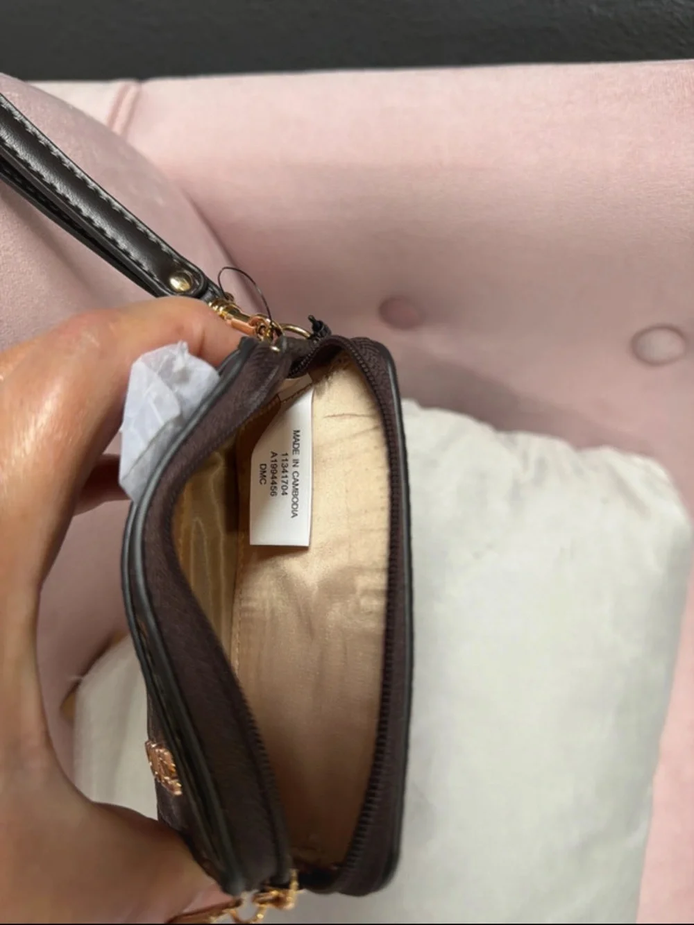 Guess compact wristlet